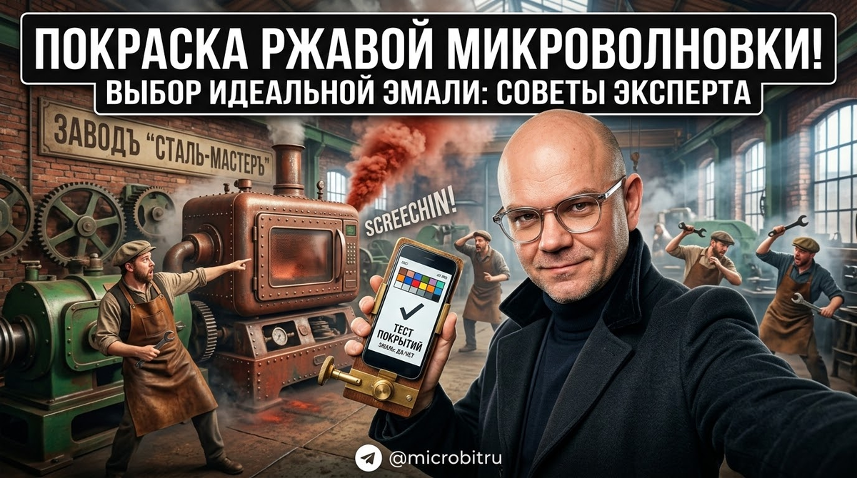    Как избавиться от ржавчины внутри микроволновки и чем ее покрасить? as7