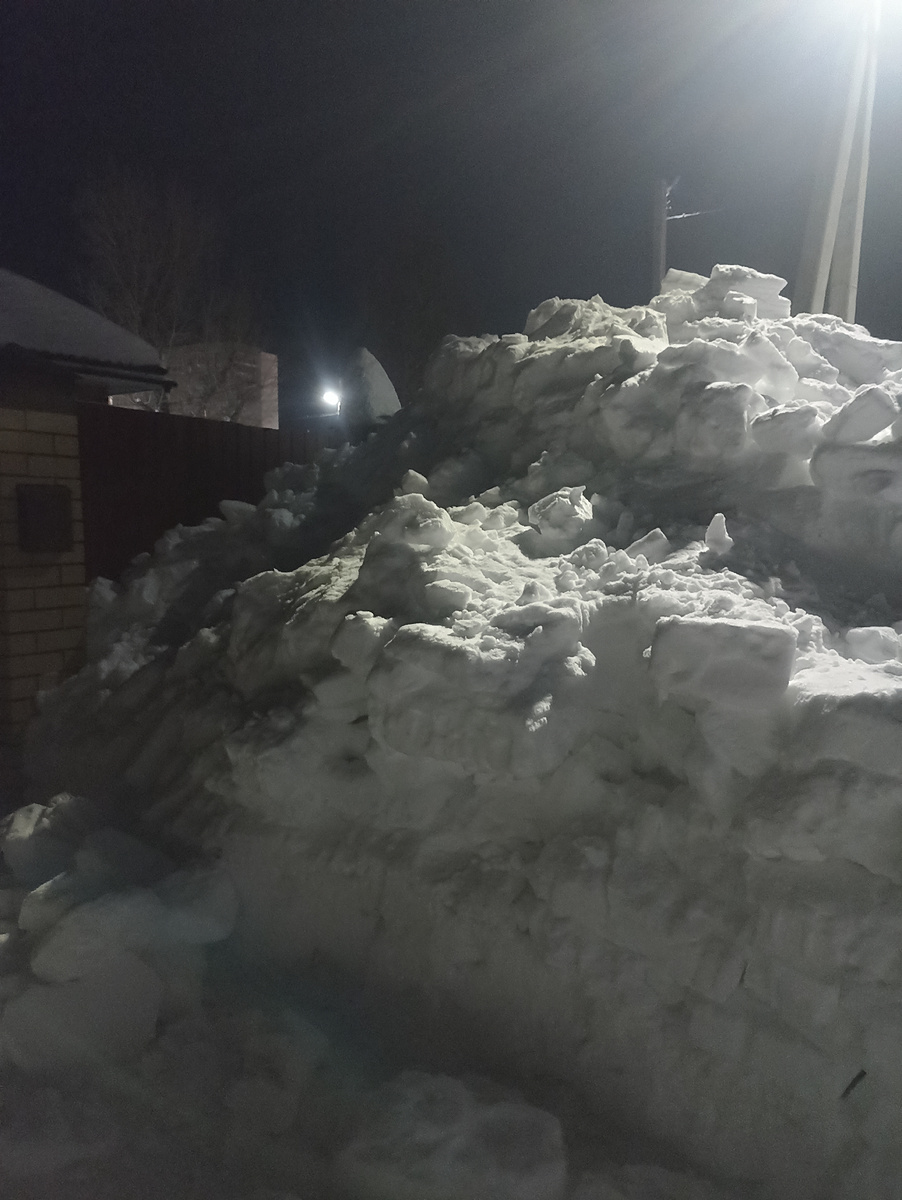 На фоне двух метрового забора