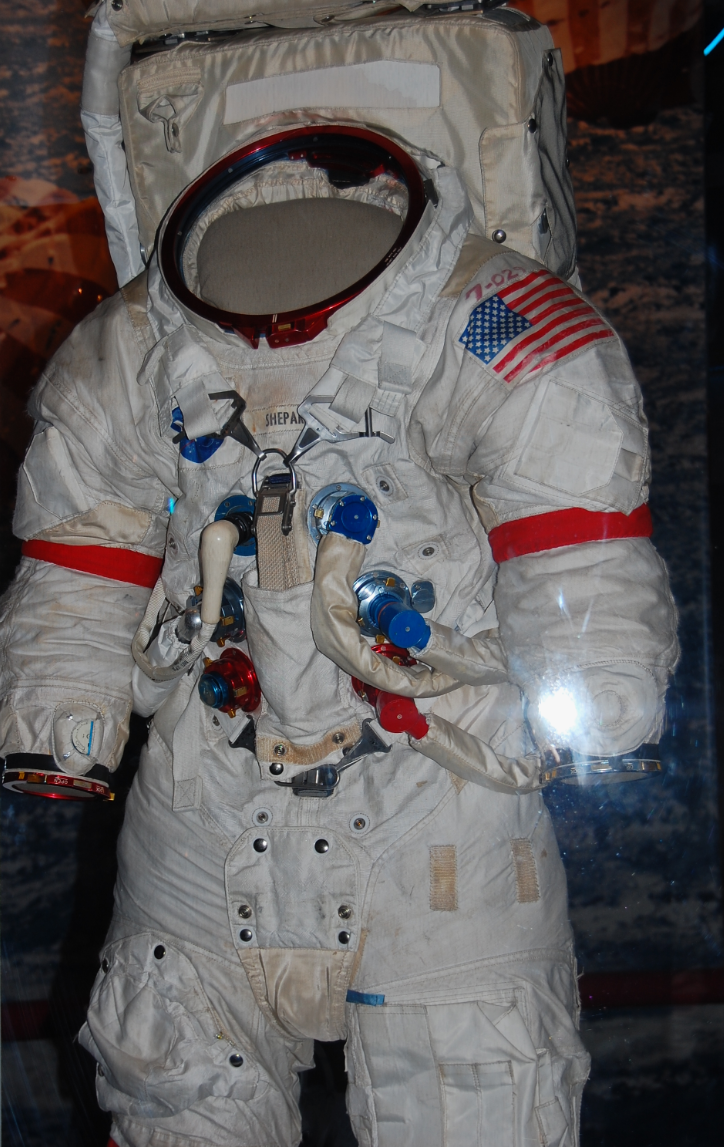 Скафандр Шепарда в Национальном музее авиации и космонавтики, Вашингтон