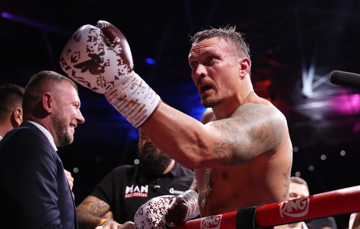    Александр Усик  Richard Pelham/Getty Images