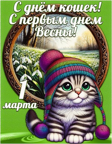 Дорогие наши друзья котики и кошечки, поздравляем от души!