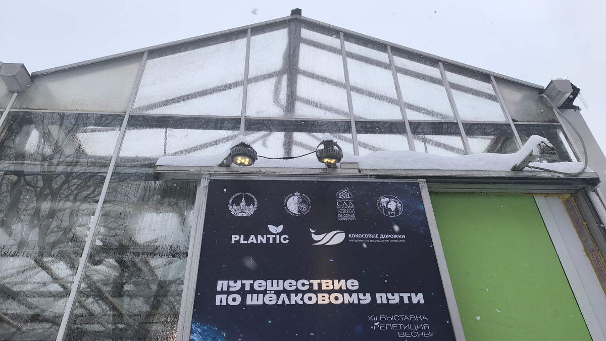 Выставочная оранжерея в Аптекарском огороде