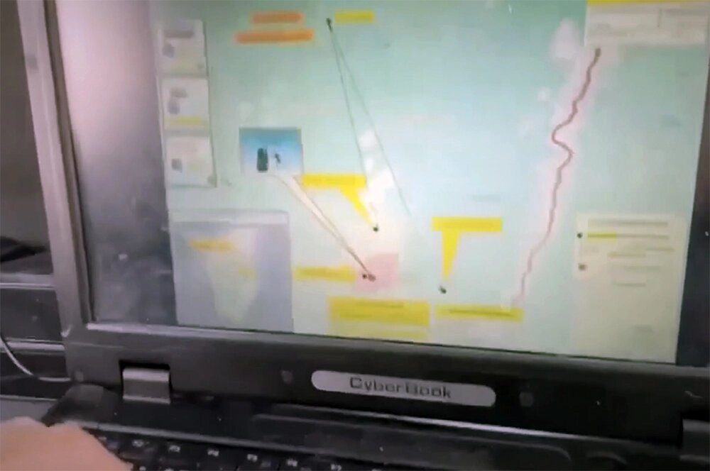    Район поиска пропавших. Кадр Первого канала