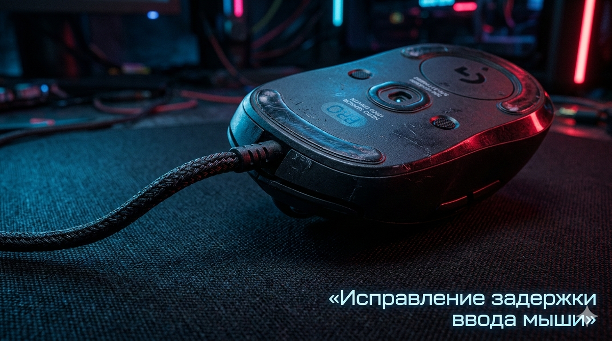 Исправление задержки ввода мыши