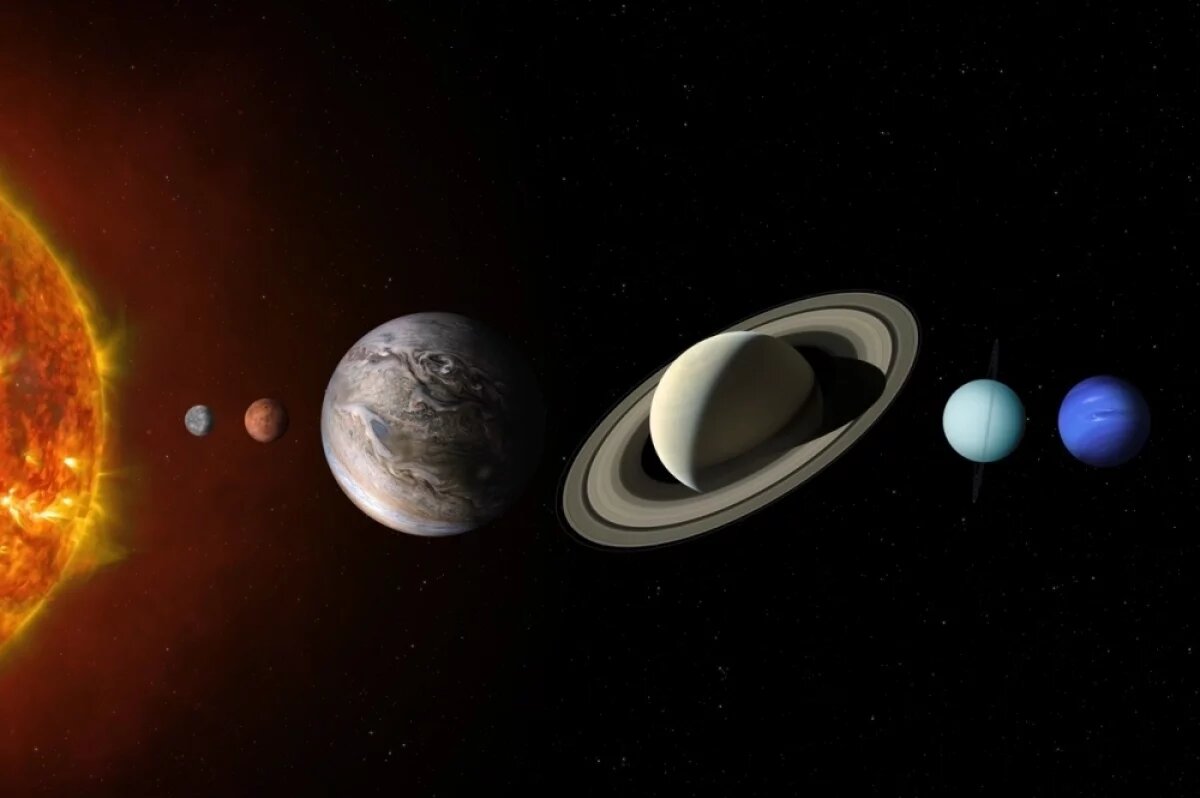    Уран, Сатурн, Нептун, Венера и Меркурий соберутся в узком секторе небосвода.