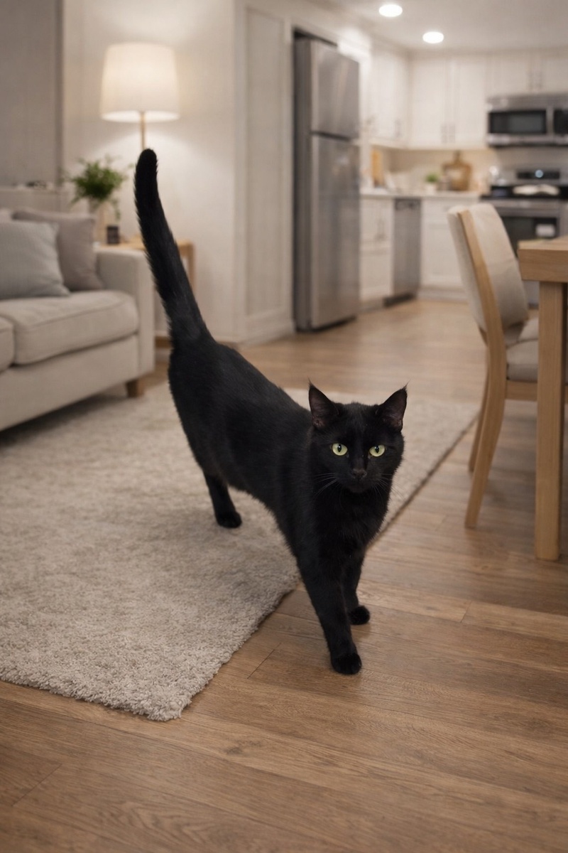 Моя шерстка блестит и я молодая, здоровая девочка 😻