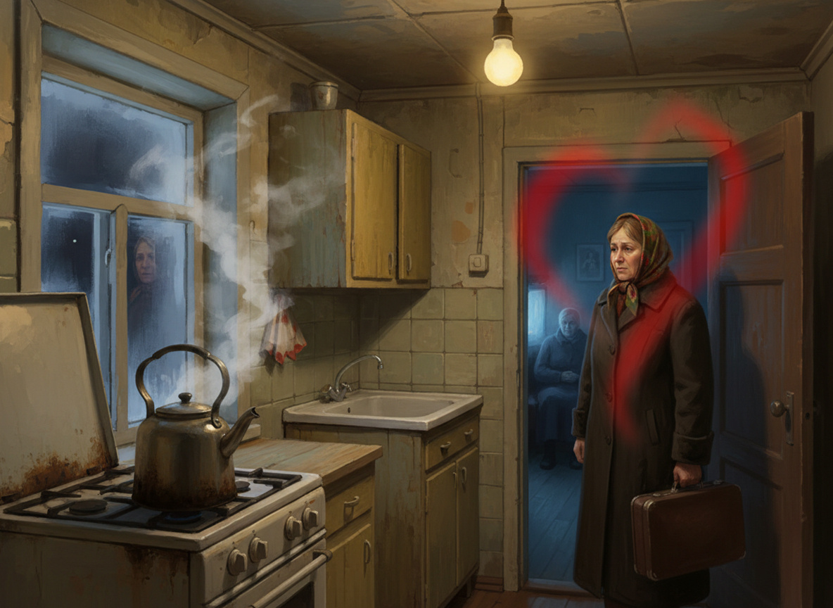 Чайник на плите...