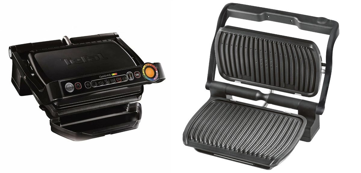 Электрогриль Tefal Optigrill+ GC712834 6 программ, антипригарное покрытие