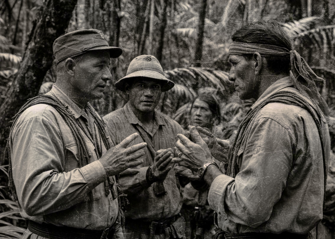 Немцы бесудуют с проводником