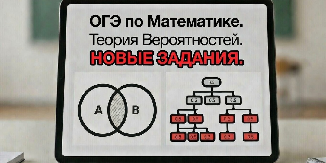 ОГЭ-2026 по математике: вероятности стали заметно хитрее! Новые типы задач уже здесь