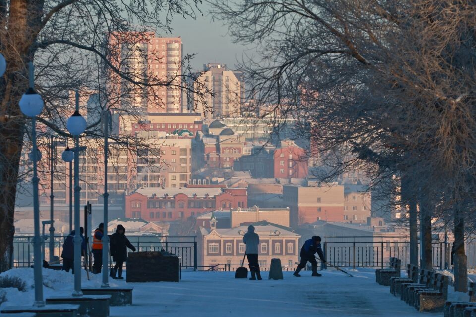    Недвижимость. Барнаул. Зима. Источник: Виталий Барабаш / СИ "Толк"