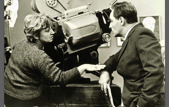 С Лиозновой на съёмках х/ф "17 мгновений весны"