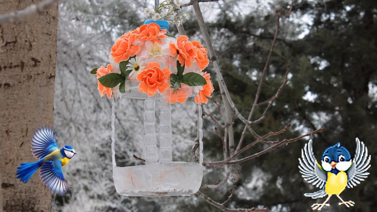   Кормушка с розочками Фото из личного фотоархива