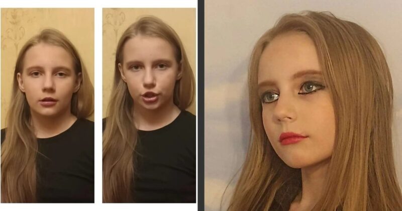    Юная студентка в объективе камеры, ставшая символом раннего развития.