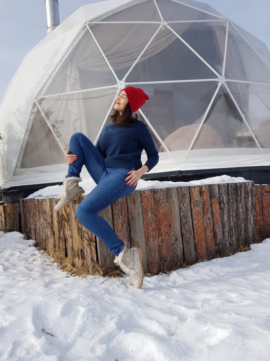 Алтай. Купольный отель.