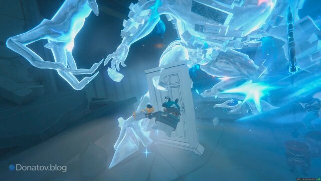    За секунду до врыва