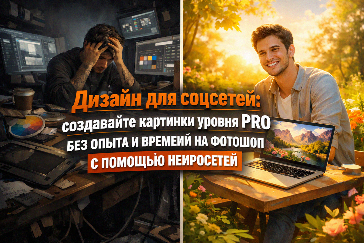    Хотите создавать стильный дизайн для соцсетей без навыков дизайнера? Узнайте, как генерировать креативы с помощью нейросетей и Midjourney! Артём Качанов
