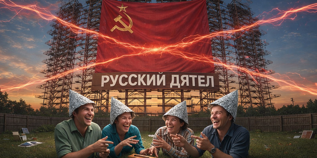 Как Запад боялся СССР: "Русский дятел" и шапочки из фольги