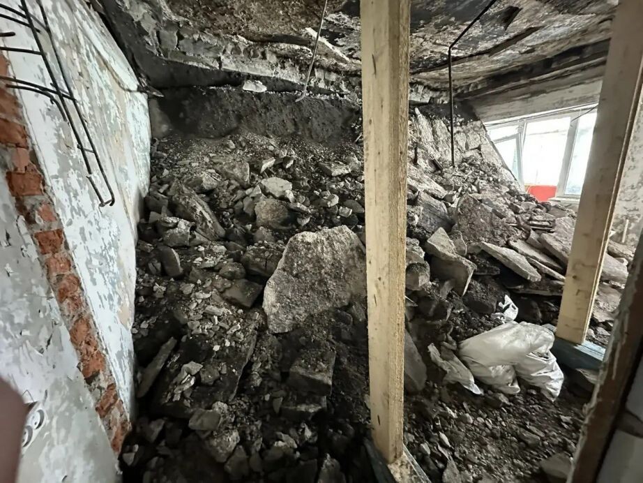    Обрушение дома в Комсомольске-на-Амуре / Источник: https://krgk.khabkrai.ru/