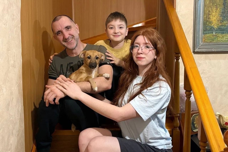   Теперь щенок в добрых руках. Фото: из личного архива героя(ев) публикации