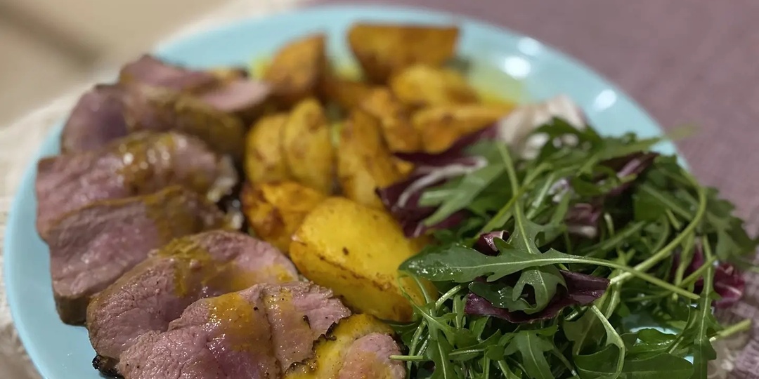 Утиная грудка с апельсиновым соусом