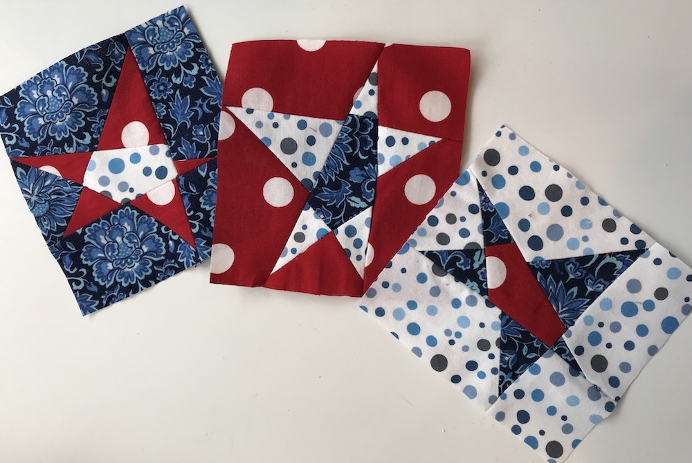 блок «wonky star» от Create Whimsy