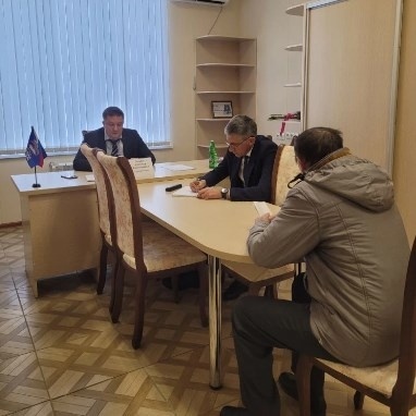    Очередной прием жителей "Наша газета"