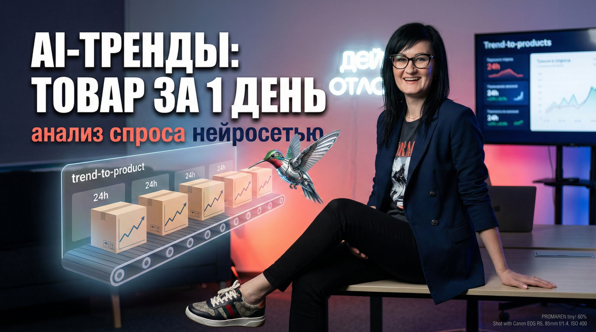    Нейросеть на базе GigaChat помогает оценить спрос и выбрать товар до старта конкурентов | Марина Погодина, PROMAREN Марина Погодина