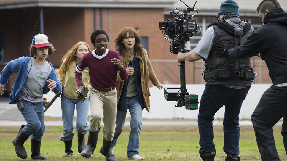 Съемки сериала «Очень странные дела».📷Фото: Netflix