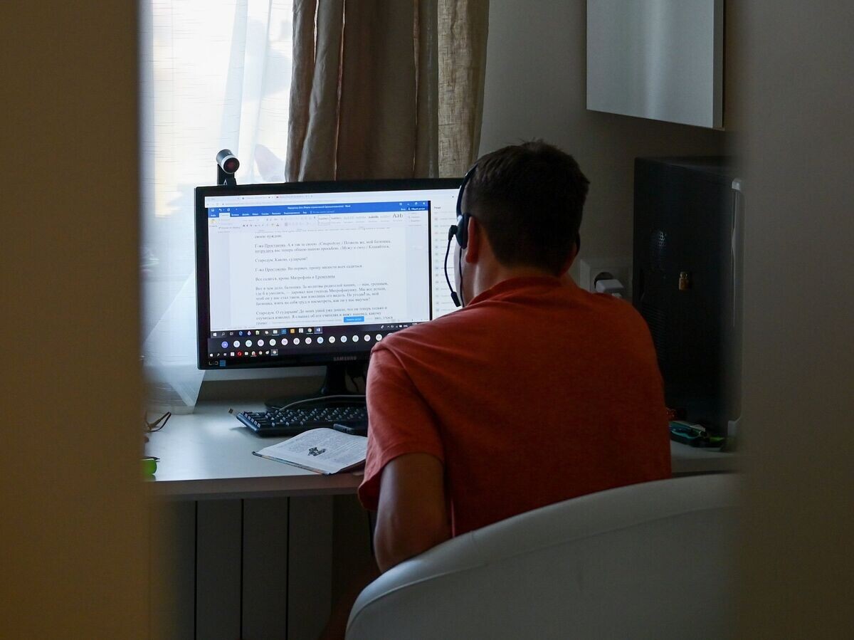    Дистанционная работа© РИА Новости . Владимир Трефилов