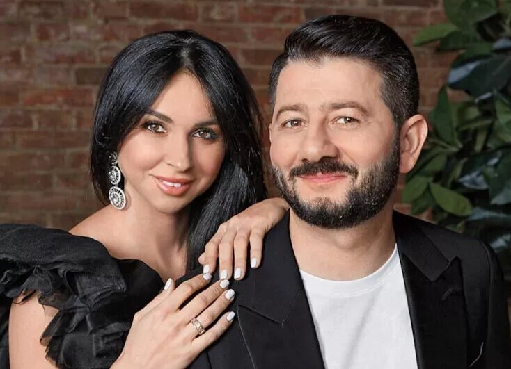 Михаил Галустян с бывшей женой. Фото: Соцсети