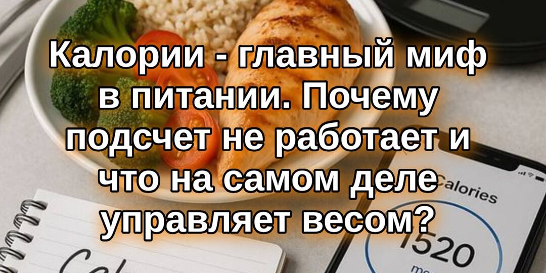 Калории — главный миф в питании? Почему подсчёт не работает и что на самом деле управляет весом?