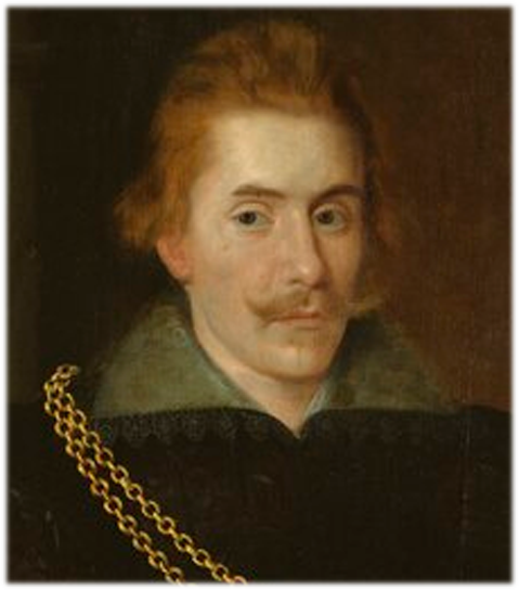 Фрагмент портрета Я.П. Делагарди, неизвестный автор