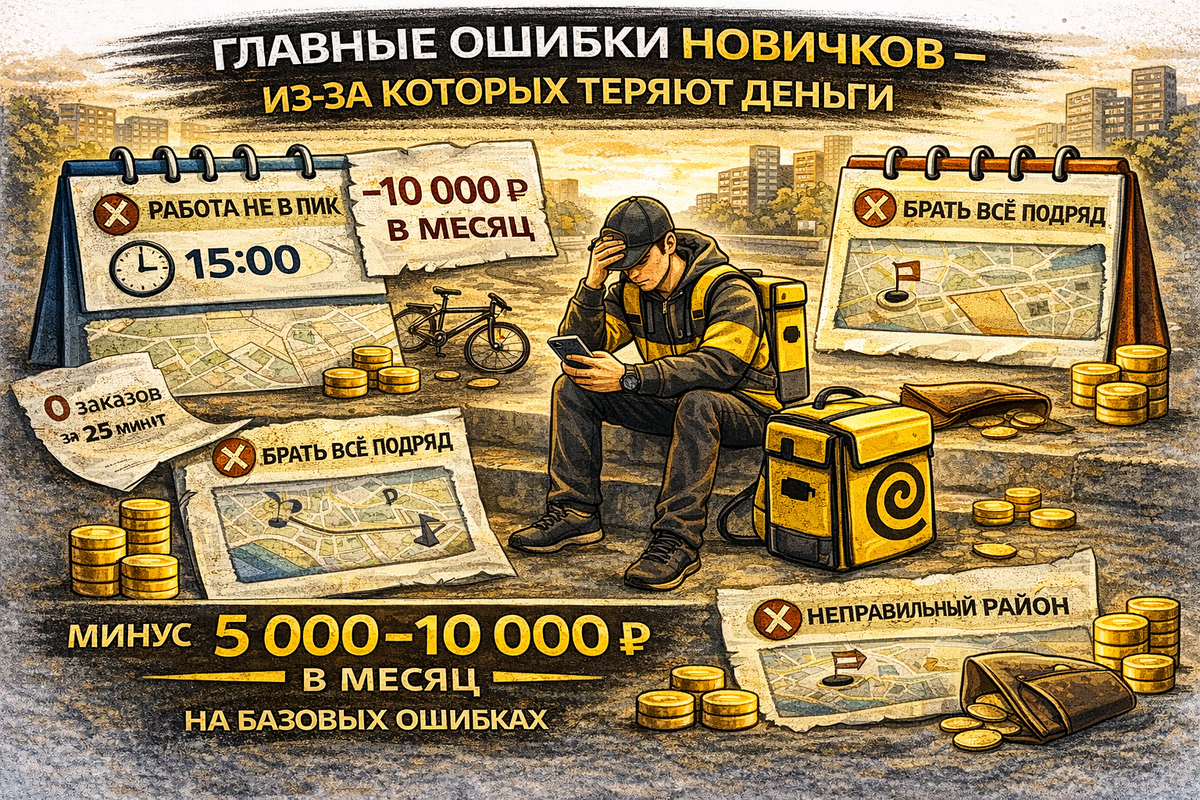 Ошибки курьеров