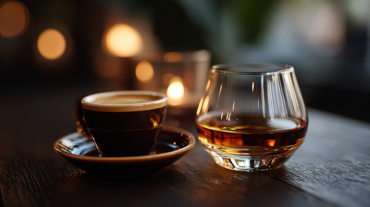 Кофе с коньяком