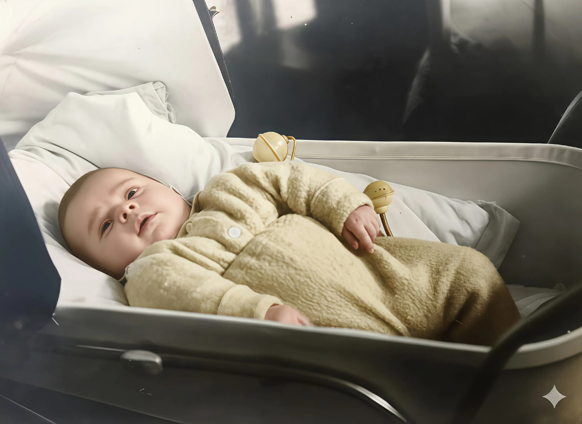 This is me, one month after my birth. I was born on January 8, 1968