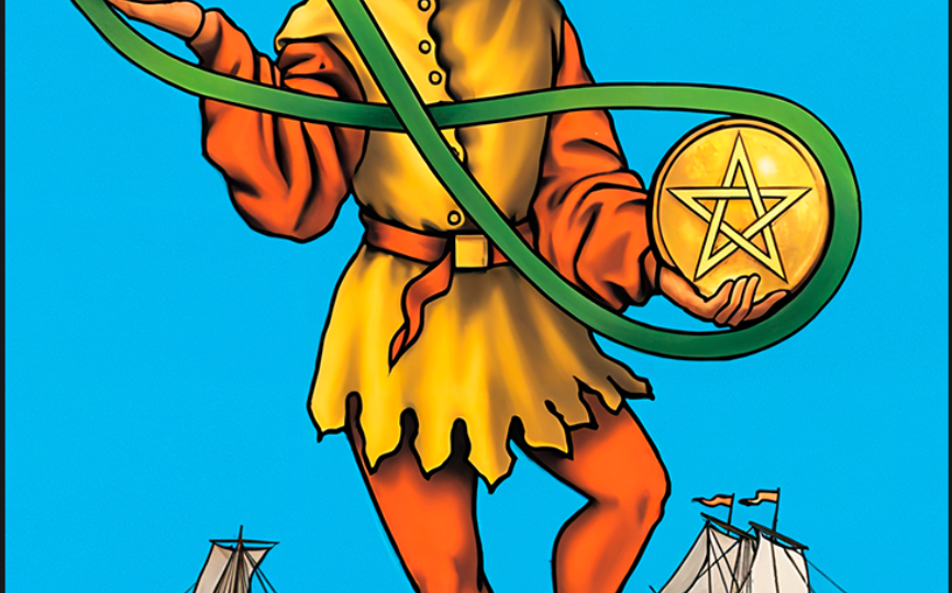 Жонглёр судьбы: как Двойка Пентаклей учит танцевать на краю хаоса