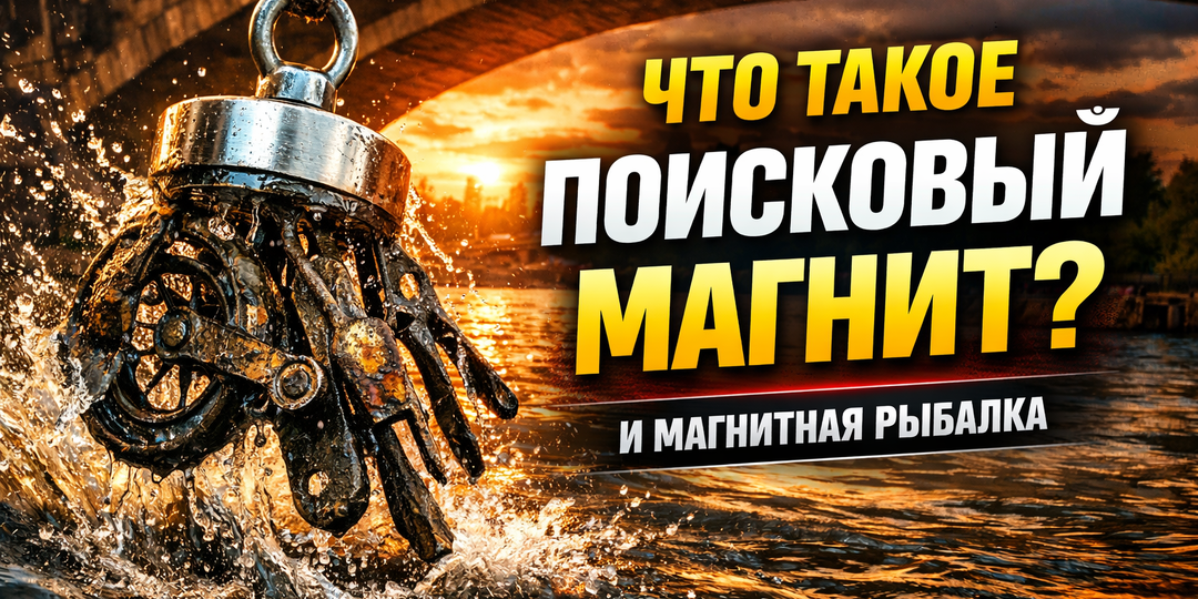 🧲 Что такое поисковый магнит и магнитная рыбалка