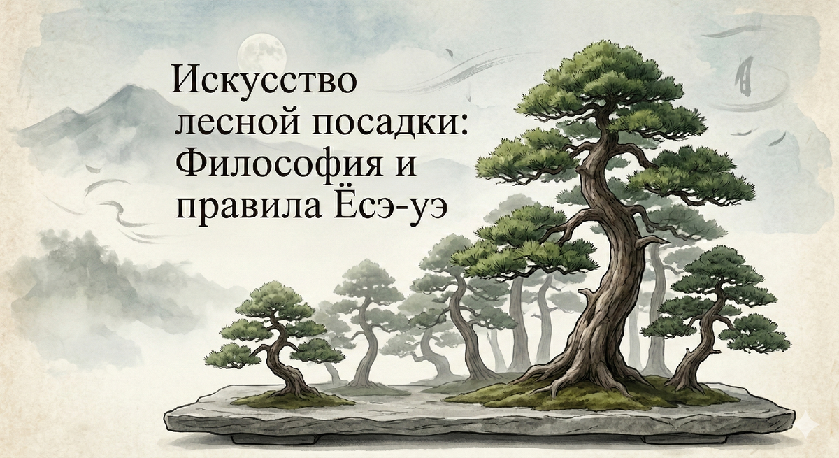 Искусство лесной посадки: Философия и правила Ёсэ-уэ