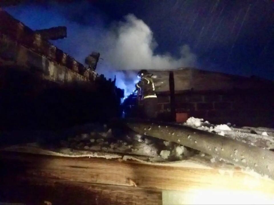    Пожар в Павловском районе. Источник: ГУ МЧС России по Алтайскому краю