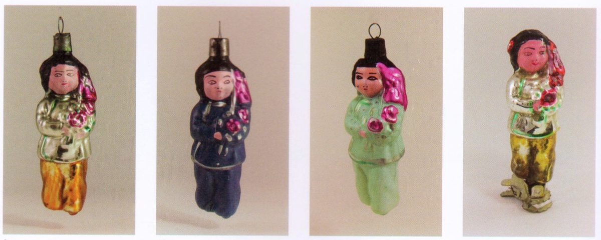 Китаянка. Фото из каталога "Советские елочные украшения",  том 1
