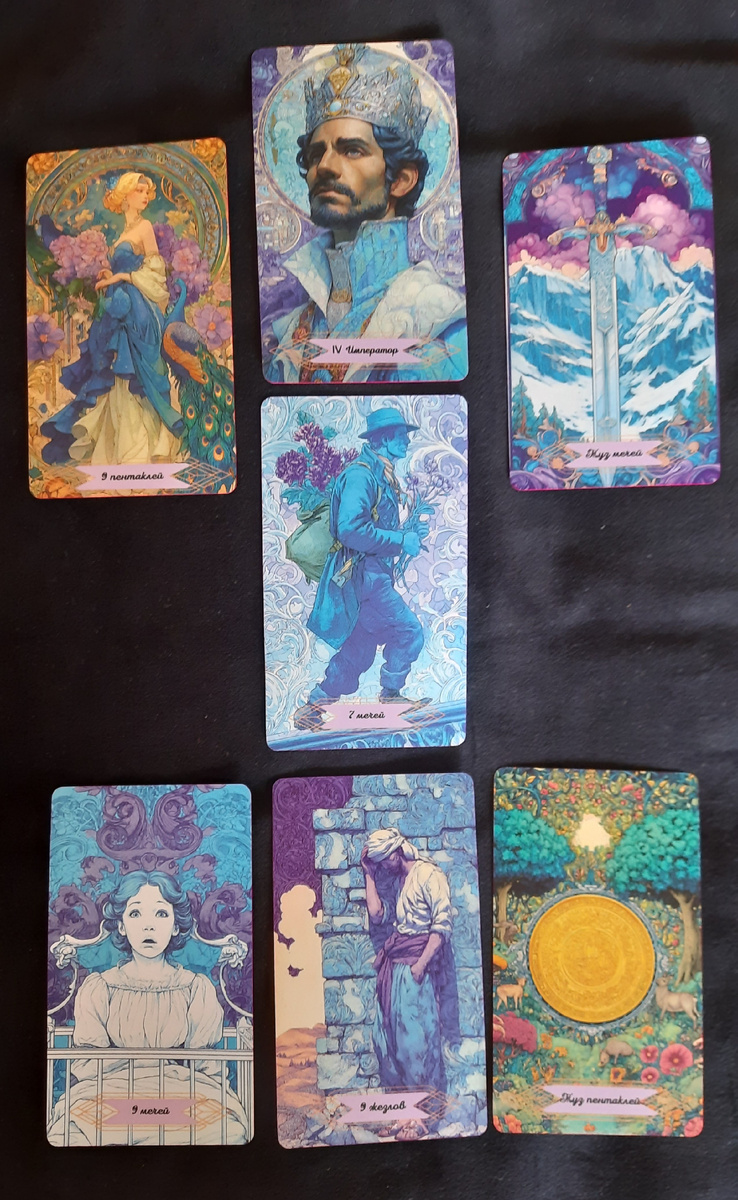 фото ЕлВита - фото расклада и "дно" колоды