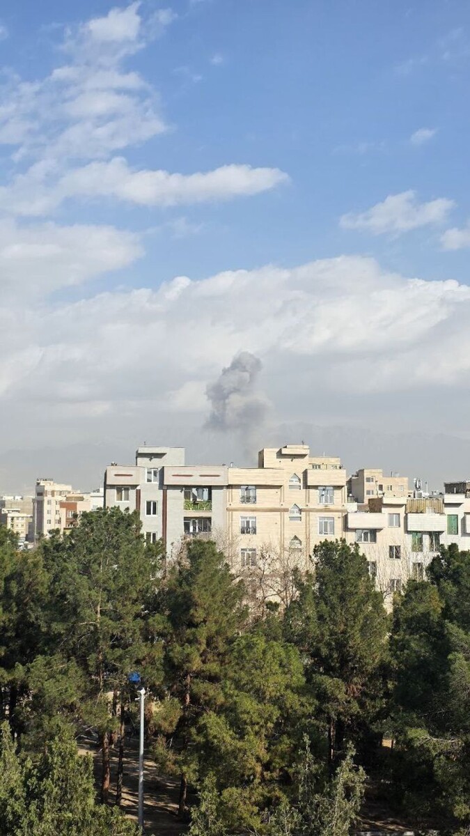    Удары по Тегерану. Источник: t.me/Rvoenkor