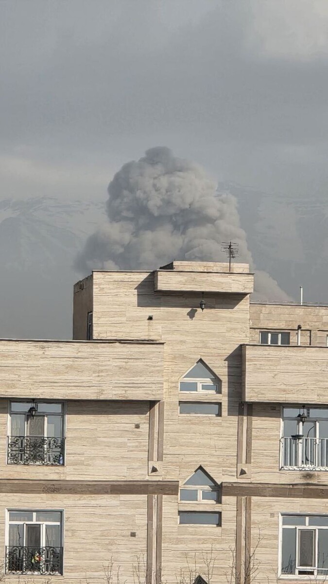    Удары по Тегерану. Источник: t.me/Rvoenkor