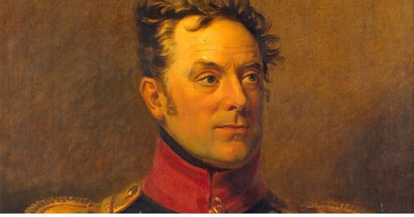 Портрет генерала Ермолая Керна в галерее героев Отечественной войны 1812 года. Художник Джорж Доу