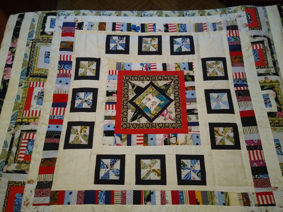 Готовое одеяло.