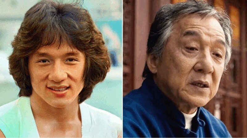    Джеки Чан на пике своей карьеры, демонстрируя уникальный стиль.