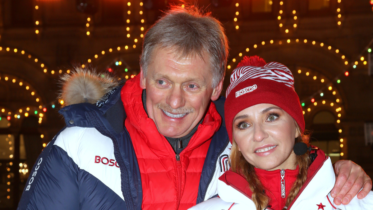    Дмитрий Песков и Татьяна Навка. Фото: Борис Кудрявов / КП