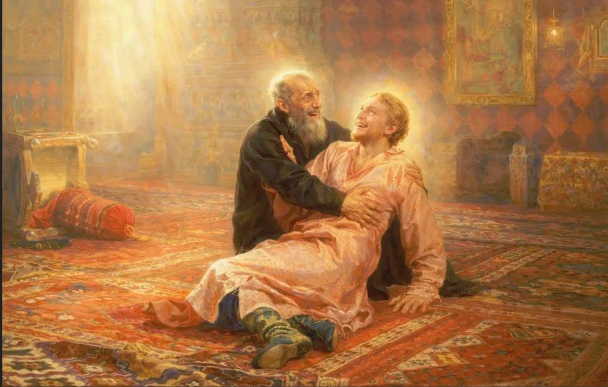 "Иван Грозный воскрешает своего сына Ивана"