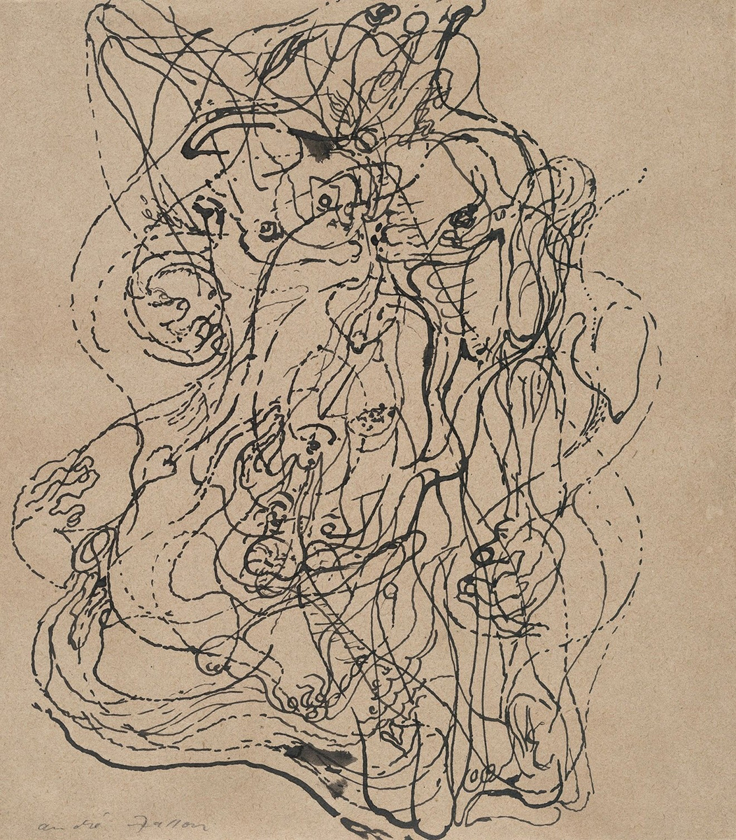 Андре Массон «Автоматический рисунок. 1925 год»